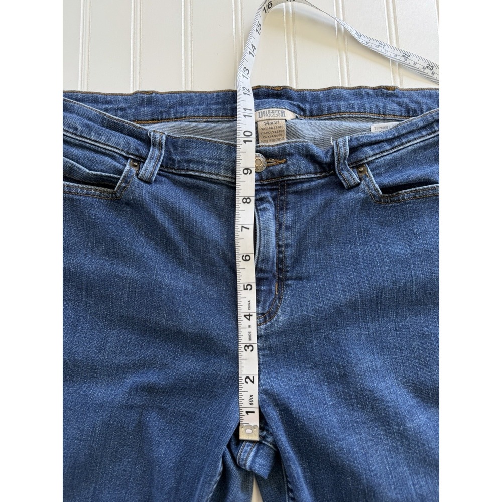 Duluth Trading Co Slim Straight Jeans 14x31 Medium Wash Women's Denim - Picture 5 of 7